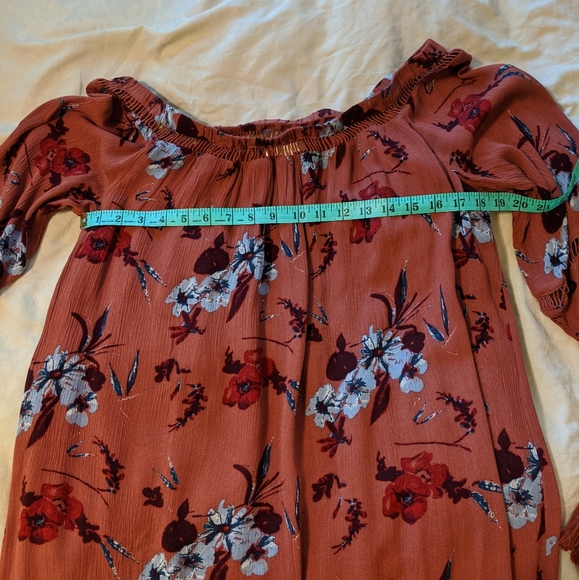 Long sleeve mini dress - Picture 2 of 6